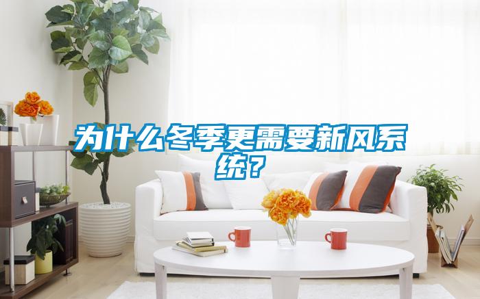 為什么冬季更需要新風系統？