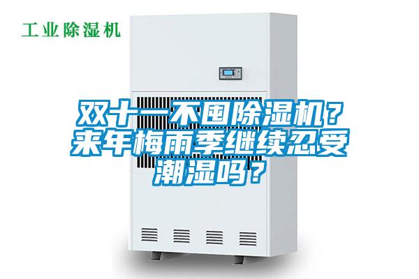雙十一不囤除濕機？來年梅雨季繼續忍受潮濕嗎？