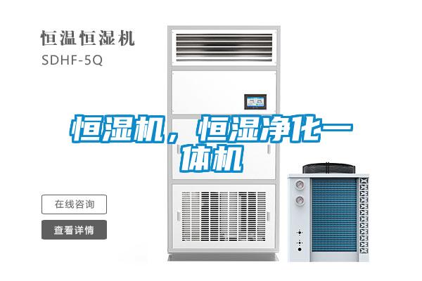 恒濕機，恒濕凈化一體機
