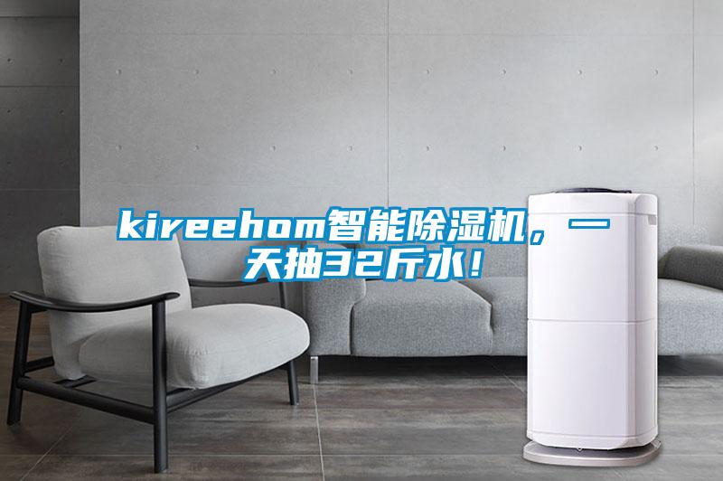 kireehom智能除濕機，一天抽32斤水！