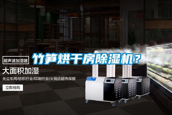竹筍烘干房除濕機？