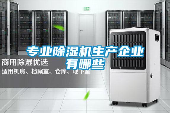 專業(yè)除濕機生產企業(yè)有哪些