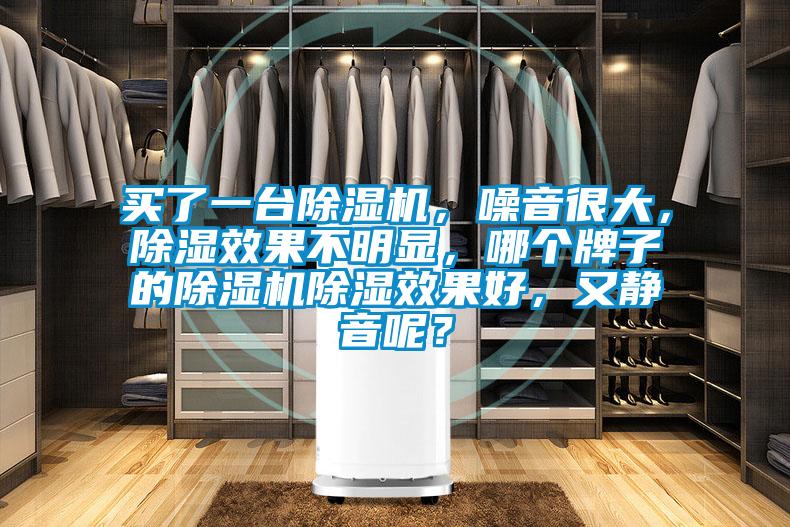 買了一臺(tái)除濕機(jī)，噪音很大，除濕效果不明顯，哪個(gè)牌子的除濕機(jī)除濕效果好，又靜音呢？