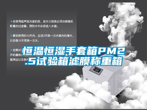 恒溫恒濕手套箱PM2.5試驗(yàn)箱濾膜稱(chēng)重箱