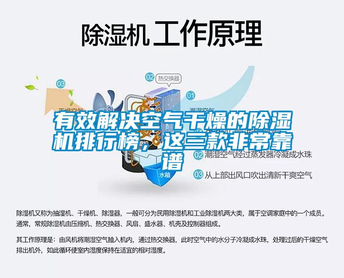 有效解決空氣干燥的除濕機(jī)排行榜，這三款非常靠譜