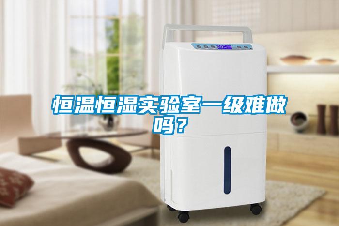 恒溫恒濕實(shí)驗(yàn)室一級(jí)難做嗎？