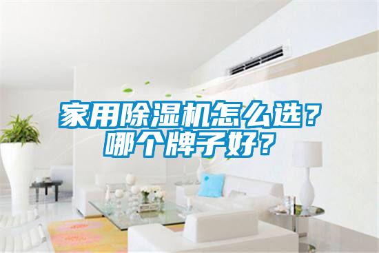 家用除濕機怎么選？哪個牌子好？