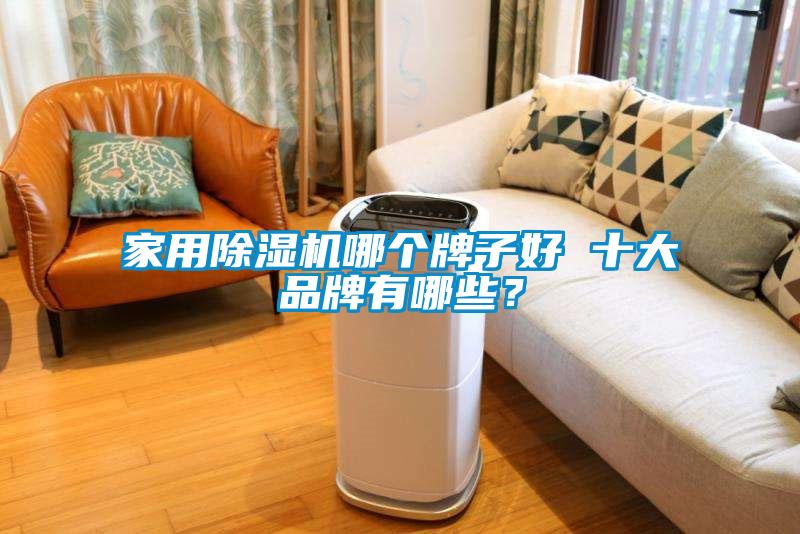 家用除濕機哪個牌子好 十大品牌有哪些？