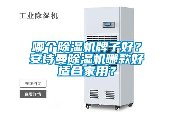 哪個除濕機牌子好？安詩曼除濕機哪款好適合家用？