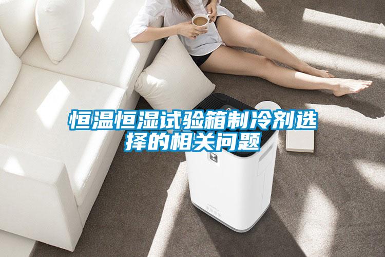 恒溫恒濕試驗箱制冷劑選擇的相關(guān)問題