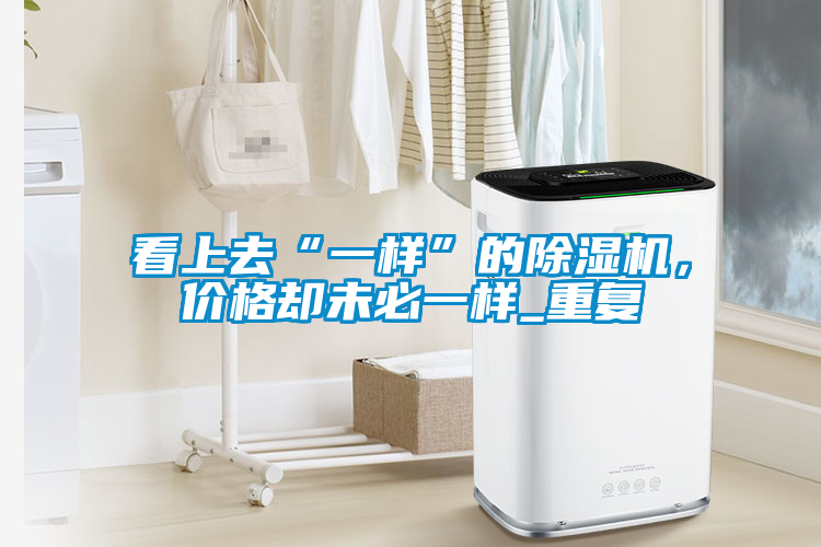 看上去“一樣”的除濕機，價格卻未必一樣_重復