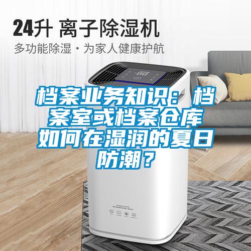 檔案業務知識：檔案室或檔案倉庫如何在濕潤的夏日防潮？