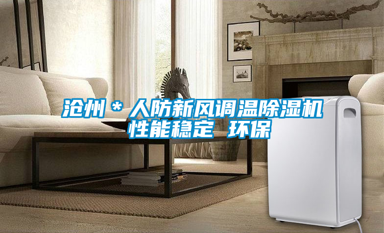 滄州＊人防新風調溫除濕機 性能穩(wěn)定 環(huán)保