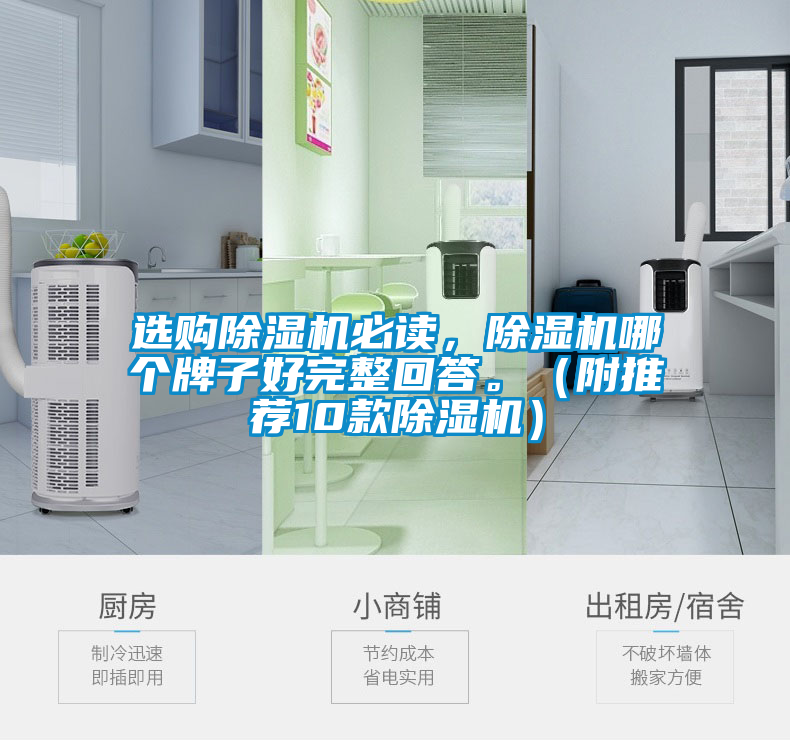 選購除濕機必讀，除濕機哪個牌子好完整回答。（附推薦10款除濕機）