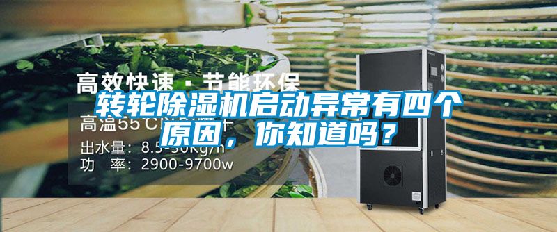 轉輪除濕機啟動異常有四個原因，你知道嗎？