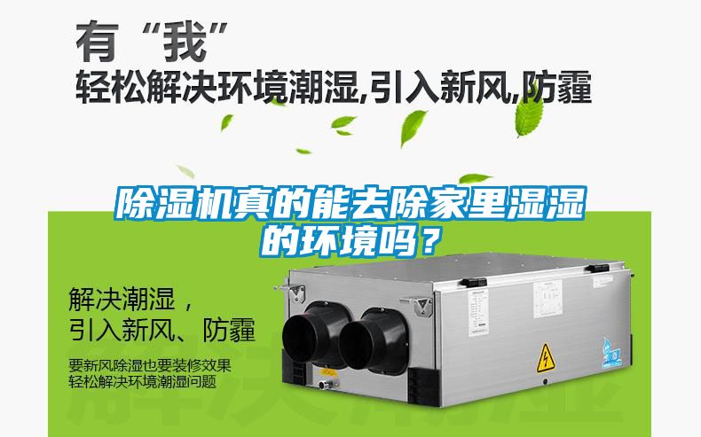 除濕機真的能去除家里濕濕的環境嗎？