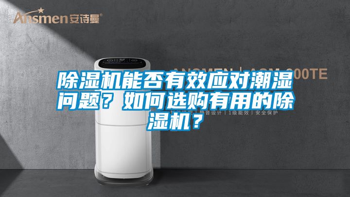 除濕機能否有效應對潮濕問題？如何選購有用的除濕機？